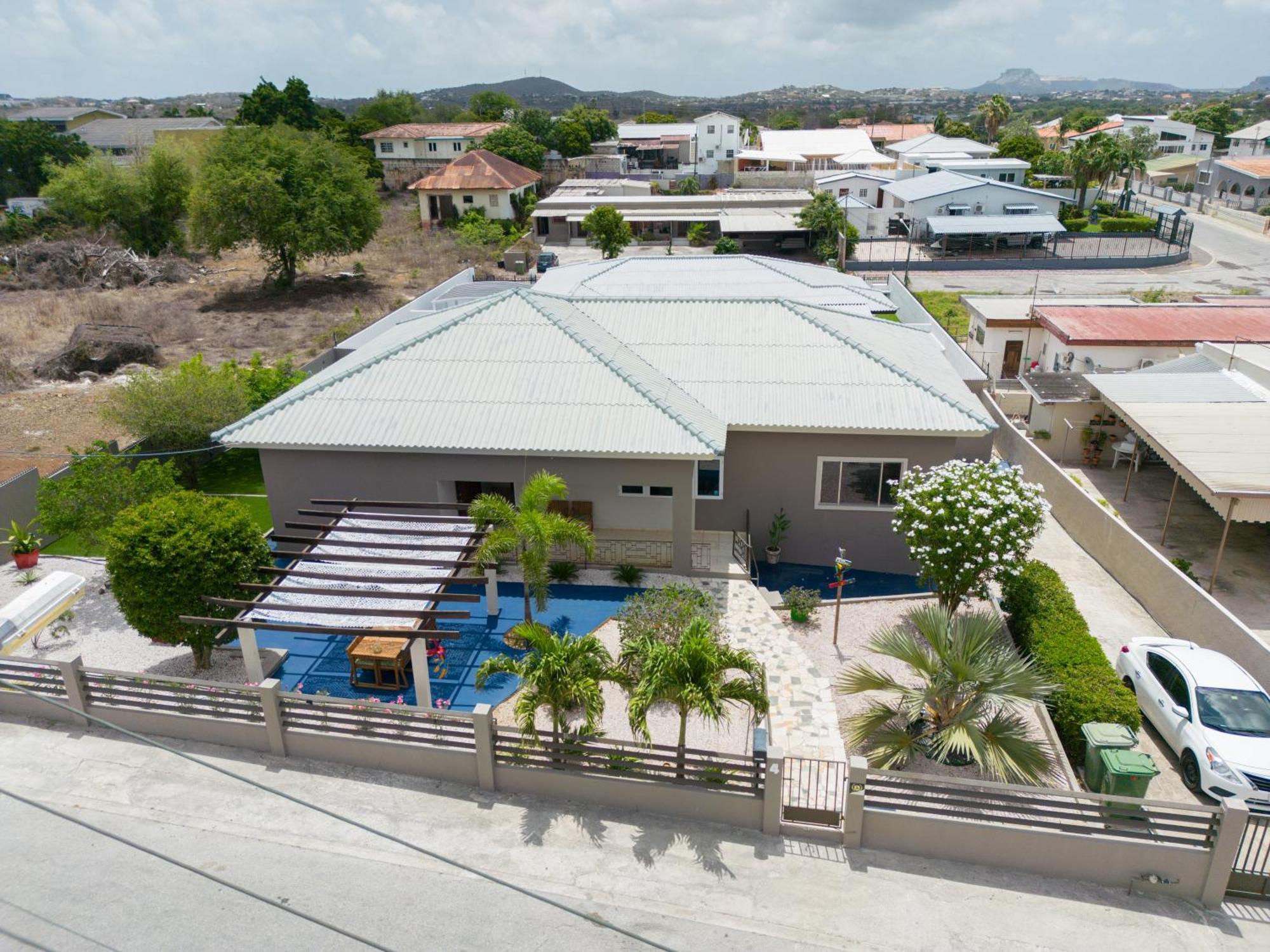 Villa Familiewoning Met Prive Zwembad Willemstad Exterior foto